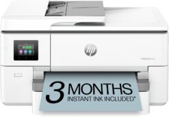 HP 53N95A OfficeJet Pro 9720e Wide Format Wireless All-in-One Color Inkjet Printer, Print, scan, Copy, ADF, Duplex Printing Best-for-Office