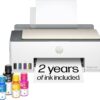 HP 5D1B6A Smart Tank 5000 Wireless All-in-One Ink Tank Printer, Scanner, Copier with 2 Years of Ink Included, Best-for-Home