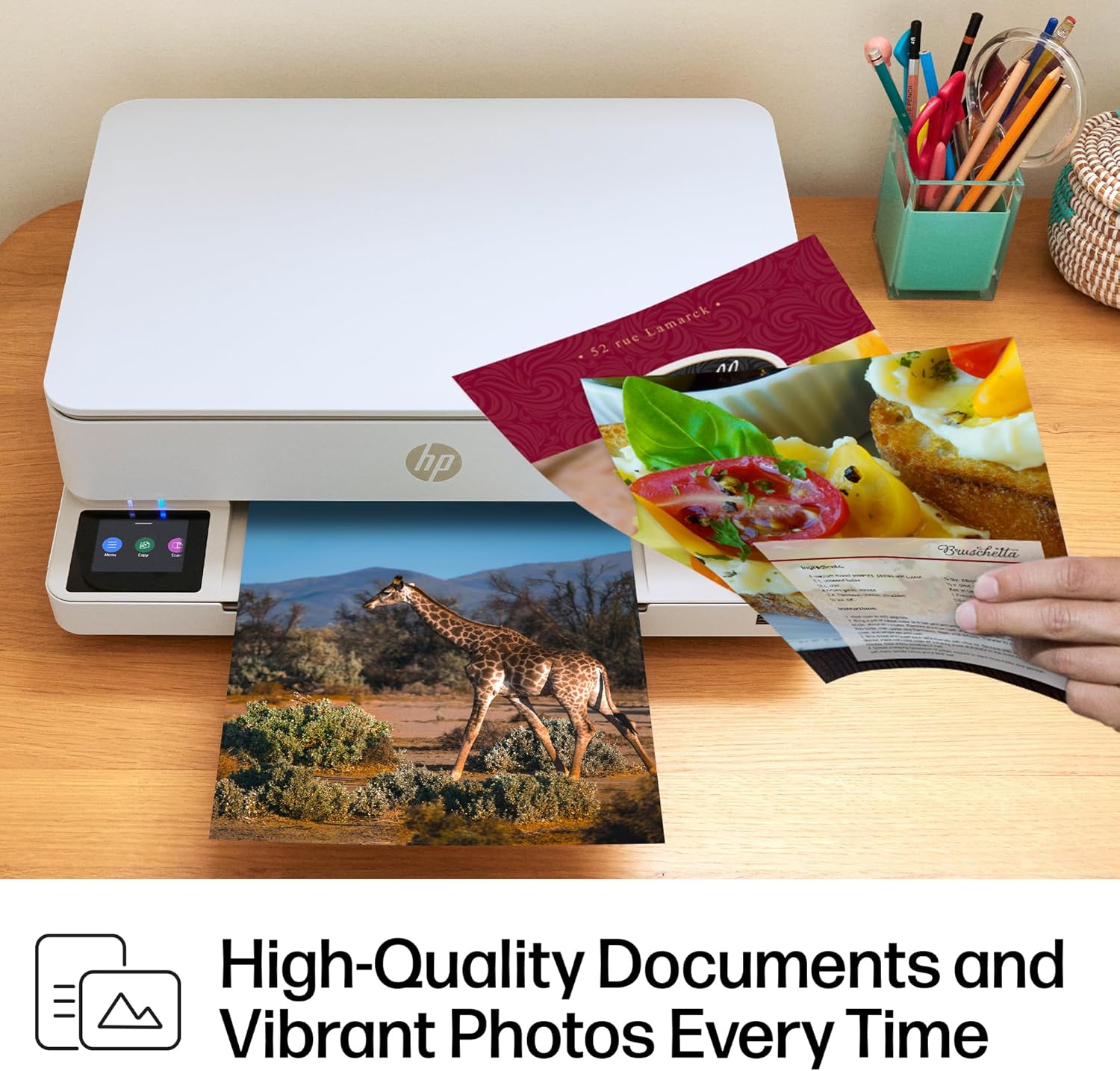 HP 714L5A Envy 6155e Wireless All-in-One Color Inkjet Printer, Portobello, Print, scan, copy, Duplex printing Best-for-home 13