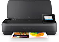 HP CZ992A OfficeJet 250 Wireless Mobile Printer, Scanner, Copier - Black, Battery Included