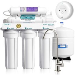 APEC WATER ROES-PH75LD Reverse Osmosis Water Filter, Alkaline 6-Stage RO System, pH+ Remineralization for Natural Spring Taste