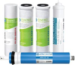 APEC Water FILTER-MAX-ES50 ESSENCE Series 50 GPD Complete Replacement Filter For Undersink System