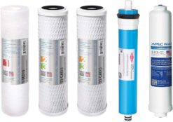 APEC Water FILTER-MAX90 US Made 90 GPD Complete Replacement Filter Set For ULTIMATE Series Reverse Osmosis Water Filter System