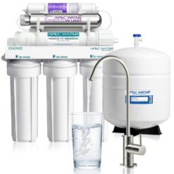 APEC Water System ROES-PHUV75 Essence Series Top Tier Alkaline Mineral pH+ and UV Ultra-Violet Sterilizer 75 GPD