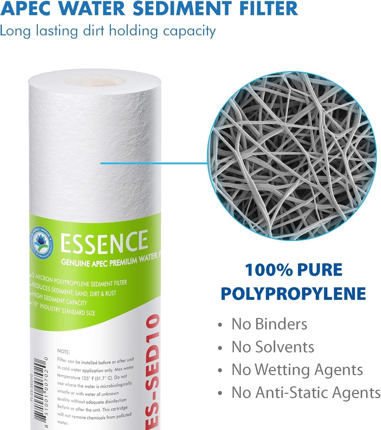 APEC Water Systems FILTER-T1Y-ESPH High Capacity 1 Year Replacement Filter Set 2