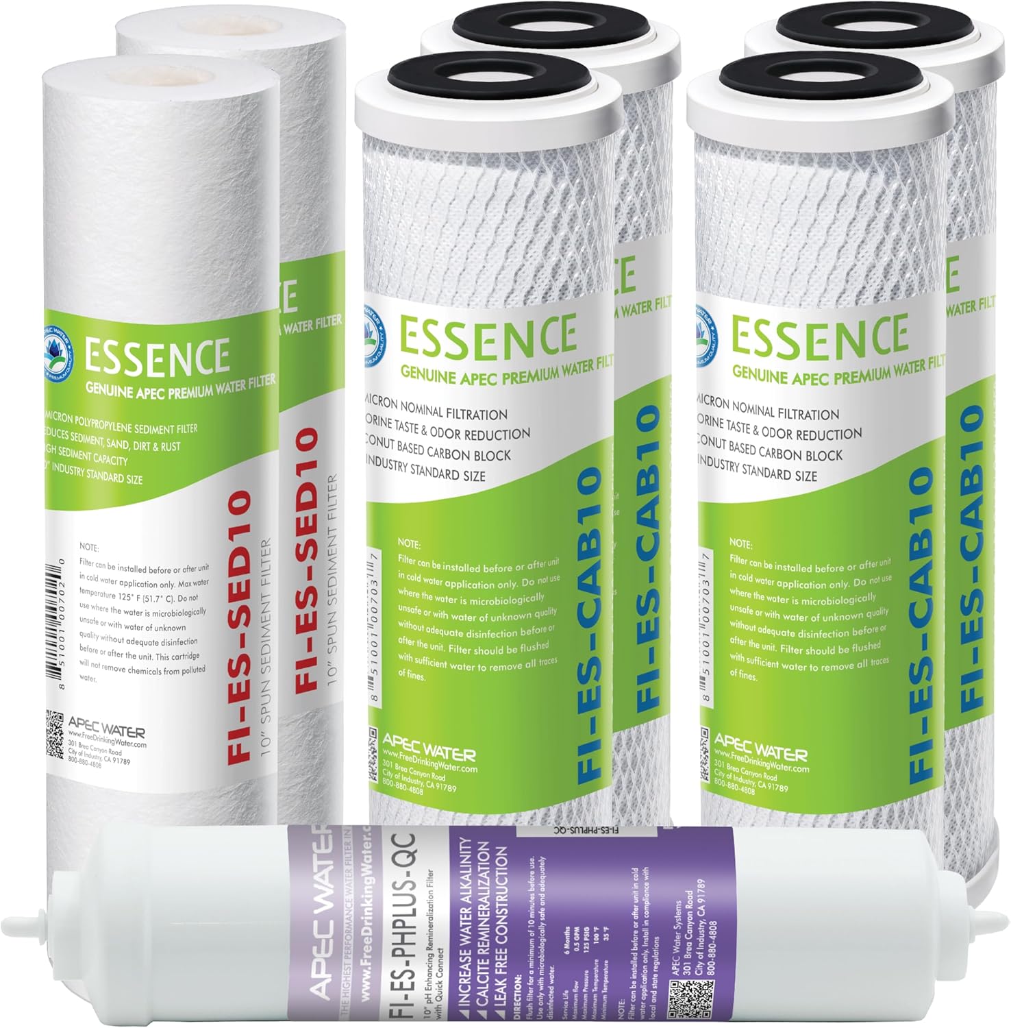 APEC Water Systems FILTER-T1Y-ESPH High Capacity 1 Year Replacement Filter Set APEC Water Systems FILTER-T1Y-ESPH High Capacity 1 Year Replacement Filter Set