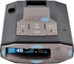 Escort 0100037-1 MAX 360c Laser Radar Detector - WiFi and Bluetooth Enabled, 360° Protection, Extreme Long Range, Voice Alerts