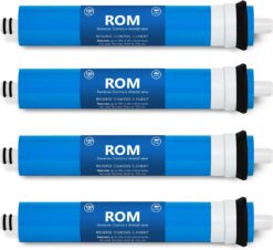 Express Water FLTMEME1004PK 4 Pack Reverse Osmosis Membrane, RO Membrane 100 GPD Water Filter Replacement