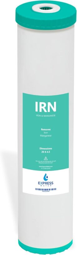 Express Water FLTWH2045I Iron & Manganese Reducing Replacement Filter, Whole House Iron Replacement Water Filter