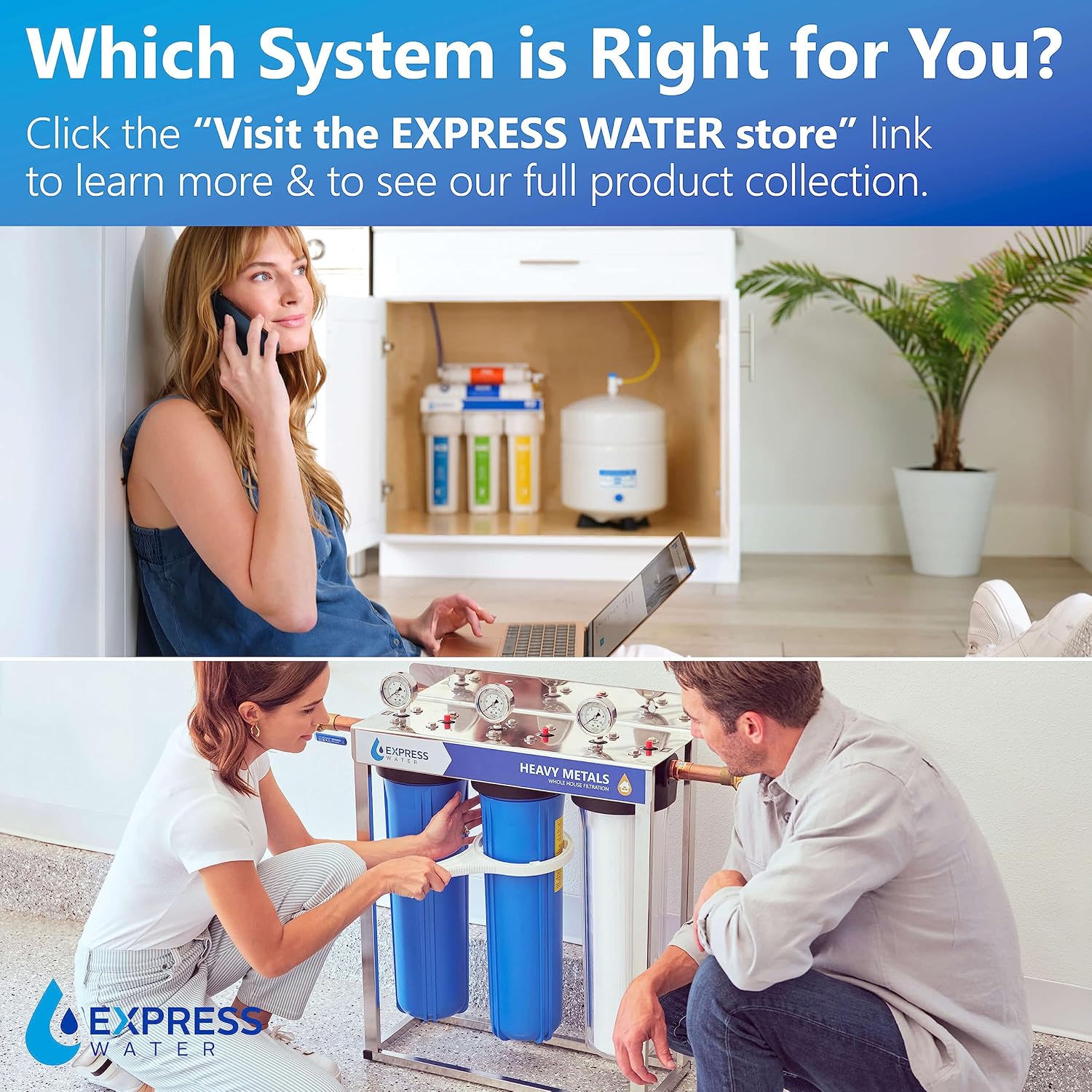 Express Water ROC001 UV Countertop Water Filter System, Hot, Room, Ambient Reverse Osmosis Water Filter System 6