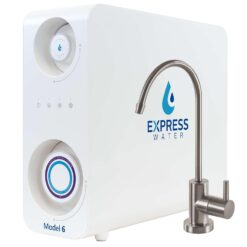 Express Water ROT600ALKMBN 600 GPD Tankless Reverse Osmosis System - 2:1 Pure to Drain Reverse Osmosis Water Filter System