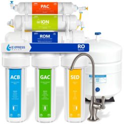 Express Water ‎RODI-parent Reverse Osmosis Deionization Water Filtration System, 6 Stage RO Water Filter with Faucet and Tank