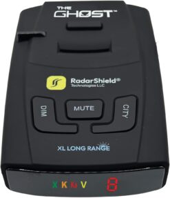 RadarShield Advanced Radar Detector for Cars, Ghost Radar & Laser Detector with Long Range Detection, IVT Filtering, Laser Detection