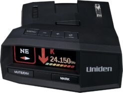 UNIDEN R8 Extreme Long-Range Radar/Laser Detector, Dual-Antennas Front & Rear Detection w/Directional Arrows