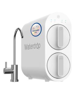 Waterdrop WD-G2-W Reverse Osmosis System, 7 Stage Tankless RO Water Filter System, Under Sink Water Filtration System, 400 GPD