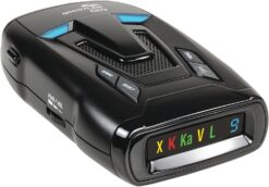 Whistler CR73 High Performance Laser Radar Detector: 360 Degree Protection and Bilingual Voice Alerts, Black