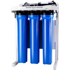iSpring RCB3P Tankless Reverse Osmosis Filtration System, 300 GPD Under Sink RO System, Reduces TDS, 1.5:1 Pure to Drain