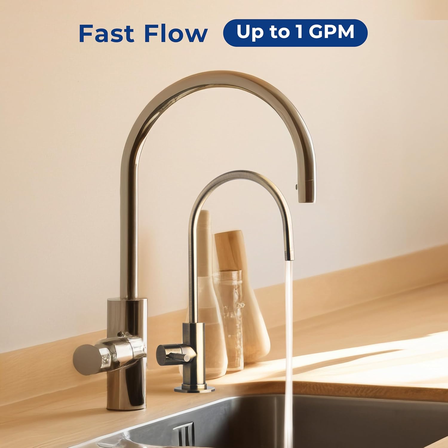 iSpring US31-PF Classic 3-Stage Under Sink Water Filtration System for Drinking, SGS-Tested PFAS Reducing 6