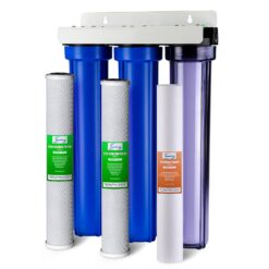 iSpring WCB32C Whole House Water Filter System, Highly Reduces up to 99% Chlorine, Sediment, Taste, Odor