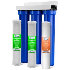 iSpring WCB32O Whole House Water Filter System, Highly Reduces up to 99% Chlorine, Sediment, Taste, Odor