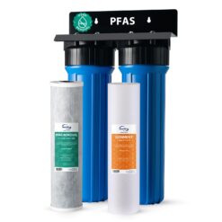 iSpring WGB22B-PF PFAS-Reducing Whole House Water Filter System, Also Removes Chlorine, Sediment, Rust
