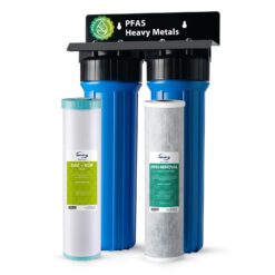 iSpring WGB22B-PFKS PFAS & Heavy Metal Whole House Water Filter System, Also Reduces Chlorine, Hydrogen Sulfide