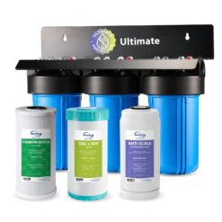 iSpring WGB31B-KDS Ultimate Protection Whole House Water Filter System, Reduces Heavy Metals, Scale, Chlorine, Chloramine