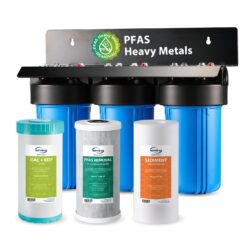 iSpring WGB31B-PFKS PFAS & Heavy Metals Removal 3-Stage Whole House Water Filter System