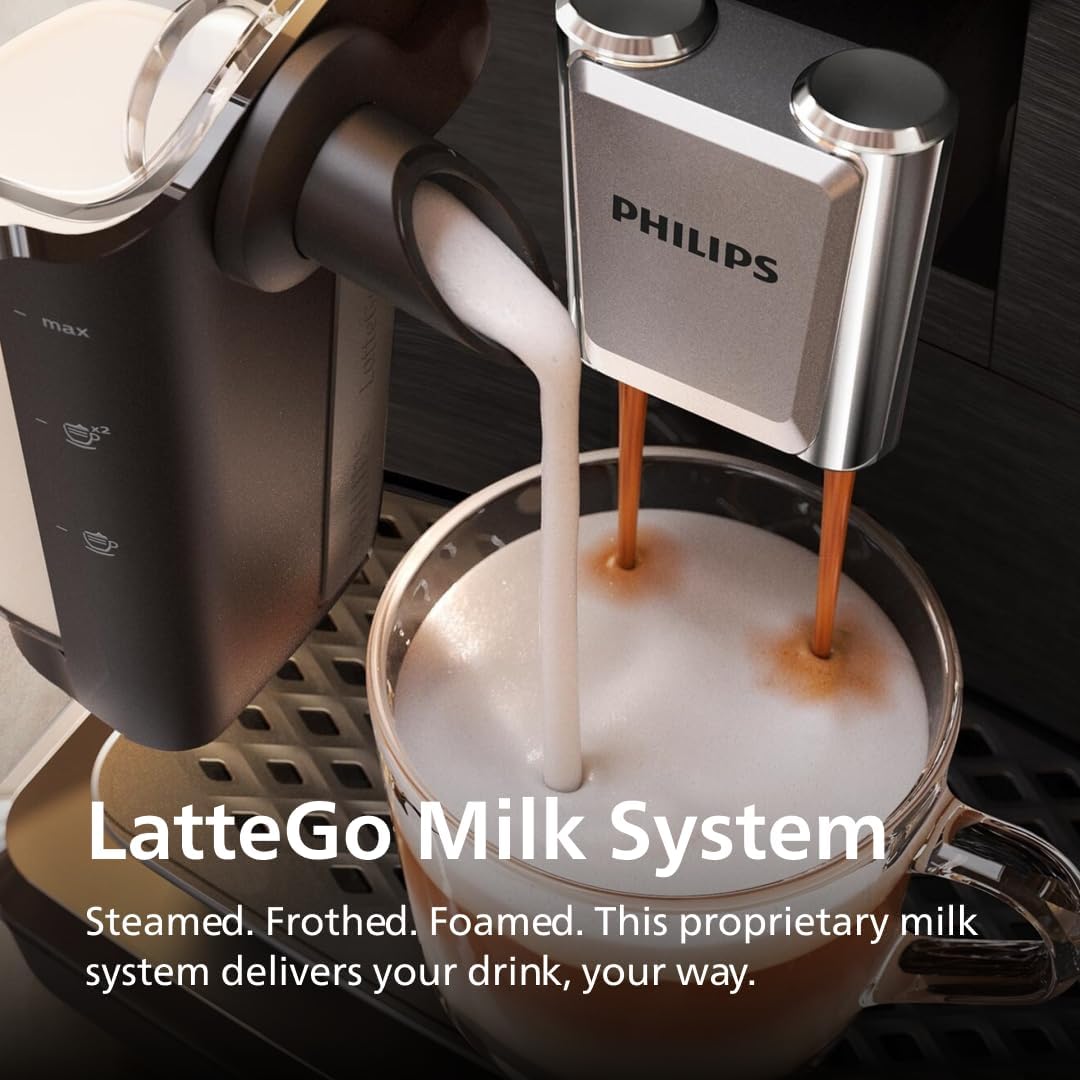 3300 Series Fully Automatic Espresso Machine with LatteGo Milk System and integrated grinder 3