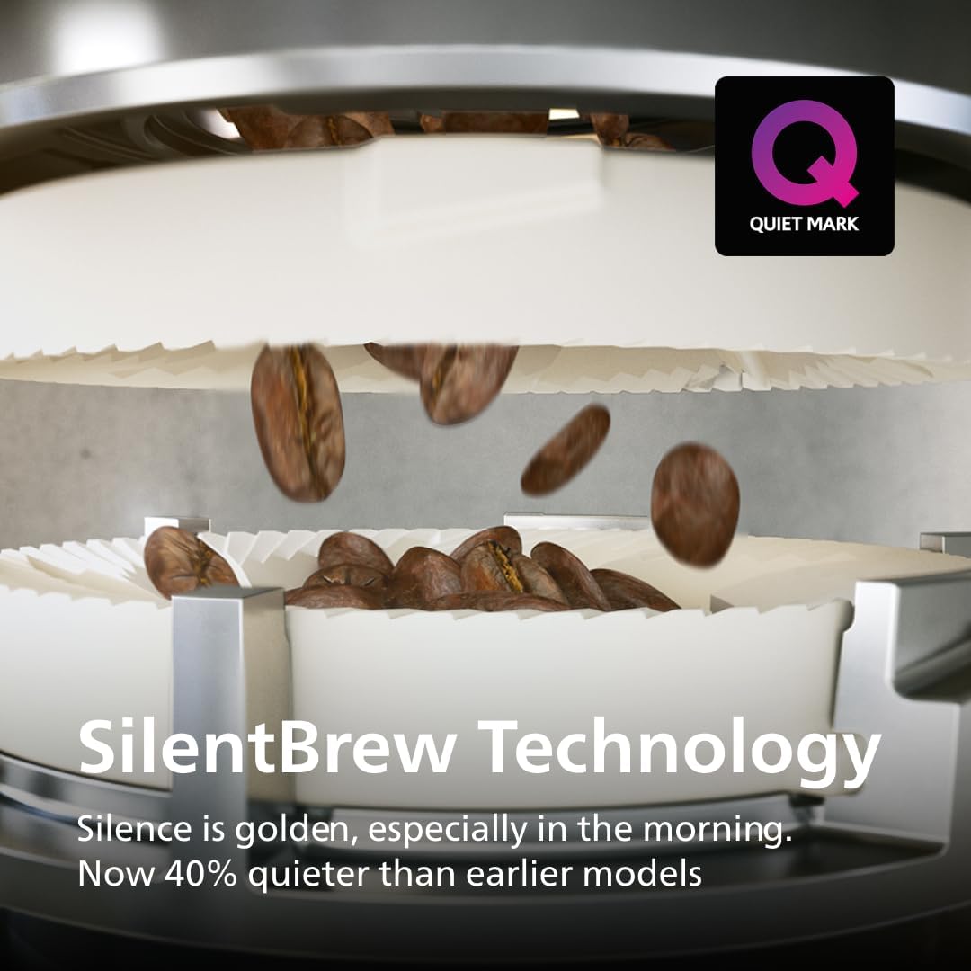 3300 Series Fully Automatic Espresso Machine with LatteGo Milk System and integrated grinder 8