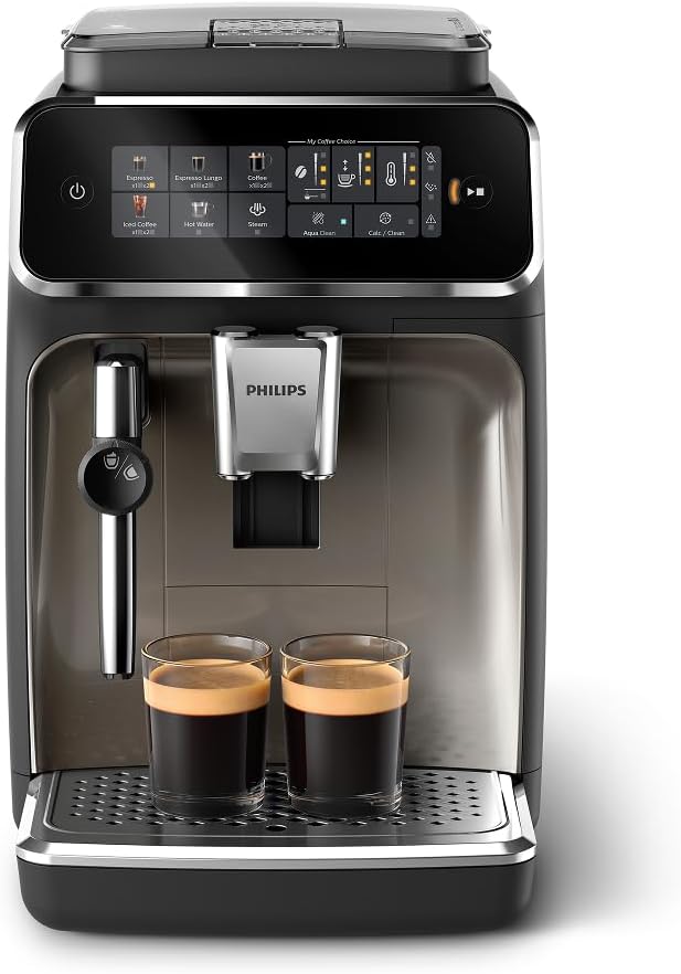 3300 Series Fully Automatic Espresso Machine with integrated milk frother and grinder Philips EP3326/90 3300 Series Fully Automatic Espresso Machine with integrated milk frother and grinder