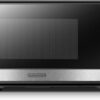 BLACK+DECKER EM031MB11 Digital Microwave Oven with Turntable Push-Button Door, Child Safety Lock