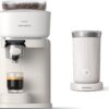 Baristina Espresso Machine+Milk Frother Bundle. Real espresso. Compact coffee machine,portafilter