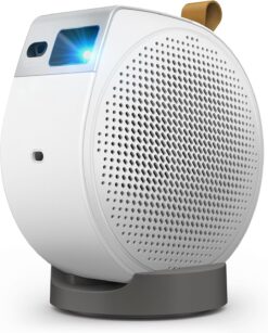 BenQ GV50 Laser Portable Projector, 500 Lms, Native 1080p, 4K Supported, Ceiling Projection, Tripod Base