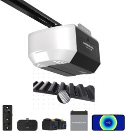 Chamberlain B3000 1/2 HP Belt Drive Smart Garage Door Opener with Battery Backup, 1-Bulb Lighting, and myQ Connectivity