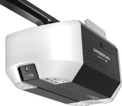 Chamberlain B4310 3/4 HP Belt Drive Smart Garage Door Opener with Fixed Camera, Battery Backup, 2-Bulb Lighting, and myQ Connectivity