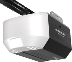 Chamberlain C3000 1/2 HP Chain Drive Smart Garage Door Opener with Battery Backup, 1-Bulb Lighting, and myQ Connectivity