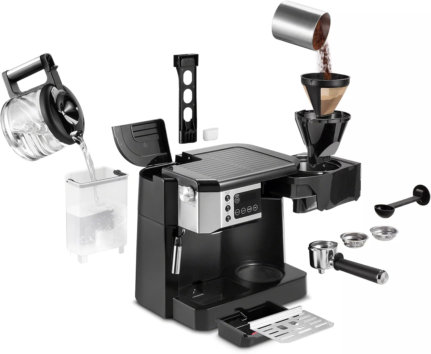 De'Longhi COM530M All-In-One Combination Coffee and Espresso Machine, 47 ounces 1