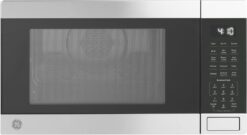GE GCST10A1WSS 1.0 Cu Ft Convection Microwave Oven, 1050W Countertop Air Fry Microwave