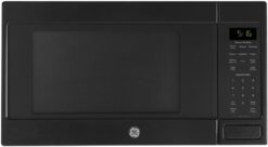 GE GCST16S1WBB Microwave Oven, 1,150-watt 8 Auto Cooking Settings, Child-Lock Technology, Black