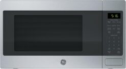 GE GCST16S1WSS Countertop Microwave Oven, 1,150-watt Capacity, 1.6 Cubic Ft., 8 Auto Setting Cooking Settings, Stainless Steel
