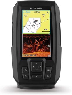 Garmin 010-01871-00 Striker 4cv with Transducer, 4" GPS Fishfinder with CHIRP Traditional