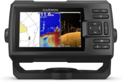 Garmin 010-01872-00 STRIKER 5CV with Transducer, 5" GPS Fishfinder, CHIRP Traditional And ClearVu Scanning Sonar Transducer