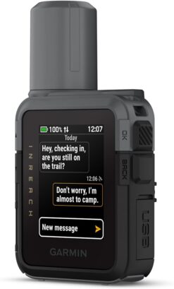 Garmin 010-03387-00 inReach® Mini 3, Rugged Compact Global Satellite Communicator with Color Touchscreen
