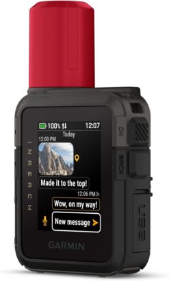 Garmin 010-03387-10 inReach® Mini 3 Plus, Rugged Global Satellite Communicator with Touchscreen Texting, Photo & Voice Messaging