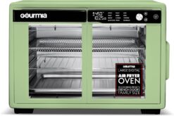 Gourmia GTF3588G French Door Air Fryer Oven - 37 Qt Large Capacity Convection Toaster Oven, FryForce 360°