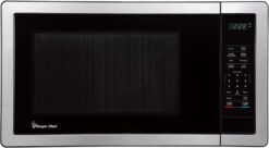 Magic Chef MC110MST 1.1 cu. ft. Countertop Microwave in Stainless Steel with Digital Touch