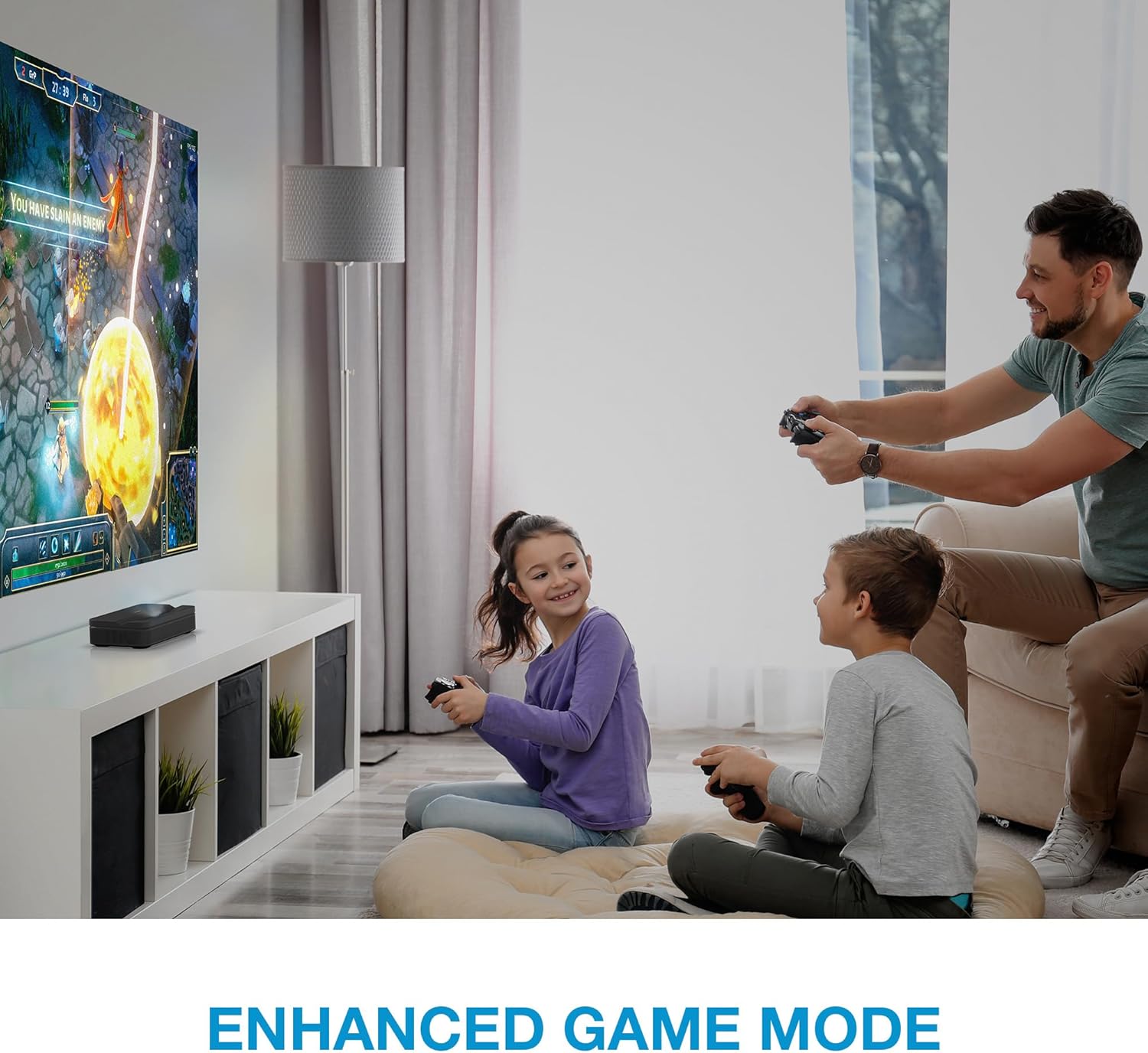 Optoma ML1080UST PHOTON GO Ultra Short Throw 1080p HDR10 Portable Projector, Triple Laser (RGB) 8