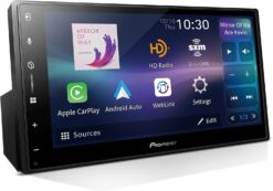 Pioneer DMH-2000NEX 6.8" Double Din Multimedia Digital Media Receiver, Wired Apple CarPlay and Android Auto, Bluetooth