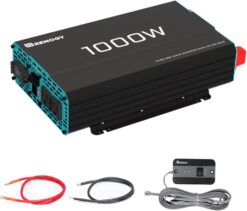 Renogy 1000W Pure Sine Wave Inverter 12V DC to 120V AC Converter for Home, RV, Truck, Off-Grid Solar Power 110V